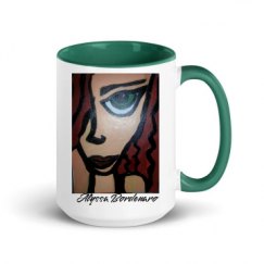 15oz Ceramic Mug with Color Inside