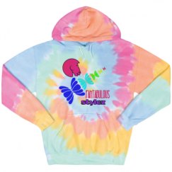 Unisex Tie-Dye Fleece Hoodie