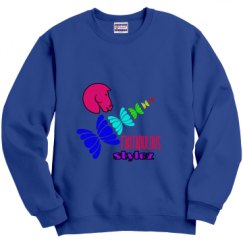 Unisex Film and Foil Crewneck Sweatshirt