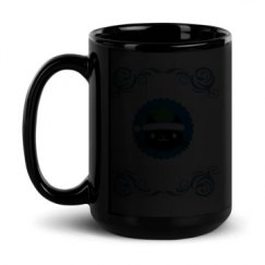 15oz Black Glossy Mug