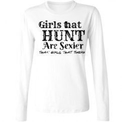 Ladies Relaxed Fit Basic Long Sleeve Tee