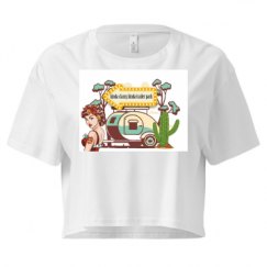 Ladies Festival Cali Crop Top Tee