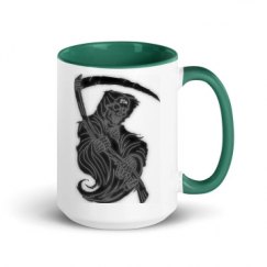 15oz Ceramic Mug with Color Inside