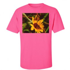 Unisex Ultra Cotton Safety Neon Crewneck Tee