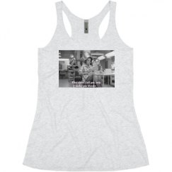 Ladies Slim Fit Super Soft Racerback Triblend Tank