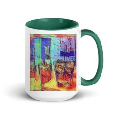 15oz Ceramic Mug with Color Inside