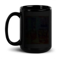 15oz Black Glossy Mug