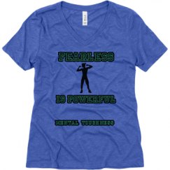 Ladies Relaxed Fit Super Soft Triblend V-Neck Tee