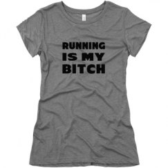 Ladies Slim Fit Super Soft Triblend Tee