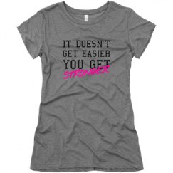 Ladies Slim Fit Super Soft Triblend Tee