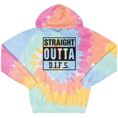 Unisex Tie-Dye Fleece Hoodie