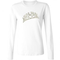 Ladies Relaxed Fit Basic Long Sleeve Tee