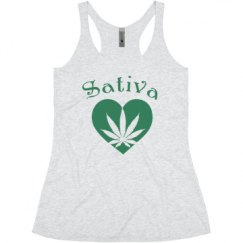 Ladies Slim Fit Super Soft Racerback Triblend Tank