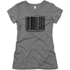 Ladies Slim Fit Super Soft Triblend Tee
