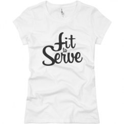 Ladies Slim Fit Basic Promo Jersey Tee