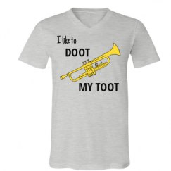 Unisex V-Neck Jersey Tee