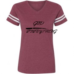 Ladies Relaxed Fit Vintage Sports Tee