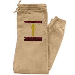 Pigment-Dyed Fleece Pants