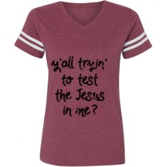 Ladies Relaxed Fit Vintage Sports Tee