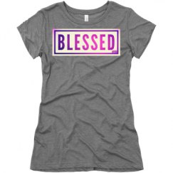 Ladies Slim Fit Super Soft Triblend Tee