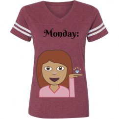 Ladies Relaxed Fit Vintage Sports Tee