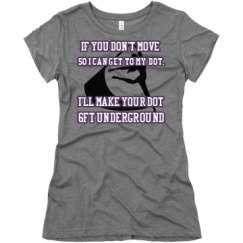 Ladies Slim Fit Super Soft Triblend Tee