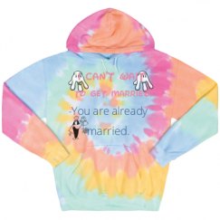 Unisex Tie-Dye Fleece Hoodie