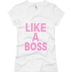 Ladies Slim Fit Basic Promo Jersey Tee