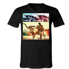 Unisex V-Neck Jersey Tee