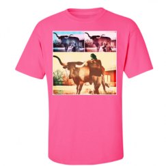 Unisex Ultra Cotton Safety Neon Crewneck Tee