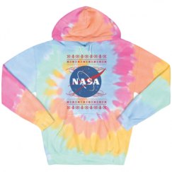 Unisex Tie-Dye Fleece Hoodie