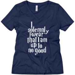 Ladies Relaxed Fit V-Neck Tee