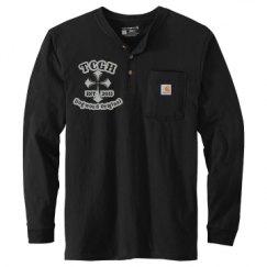 Unisex Carhartt Long Sleeve Henley Tee 