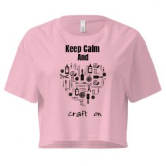 Ladies Festival Cali Crop Top Tee