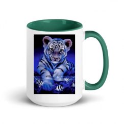 15oz Ceramic Mug with Color Inside