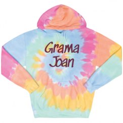 Unisex Tie-Dye Fleece Hoodie