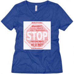 Ladies Relaxed Fit V-Neck Tee