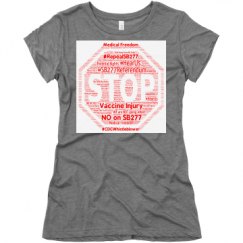 Ladies Slim Fit Super Soft Triblend Tee