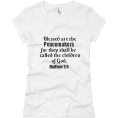 Ladies Slim Fit Basic Promo Jersey Tee