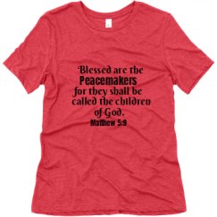 Ladies Relaxed Fit Super Soft Triblend Tee