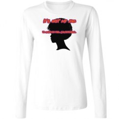 Ladies Relaxed Fit Basic Long Sleeve Tee