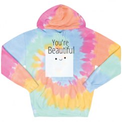 Unisex Tie-Dye Fleece Hoodie