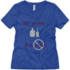 Ladies Relaxed Fit V-Neck Tee