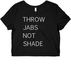 Ladies Slim Fit Crop Top Tee