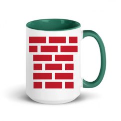 15oz Ceramic Mug with Color Inside