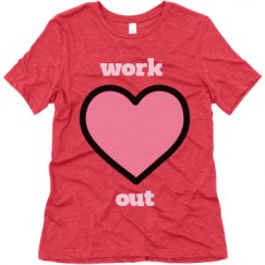 Ladies Relaxed Fit Super Soft Triblend Tee