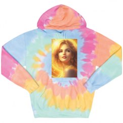Unisex Tie-Dye Fleece Hoodie