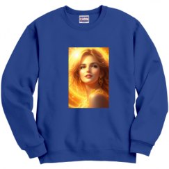 Unisex Film and Foil Crewneck Sweatshirt
