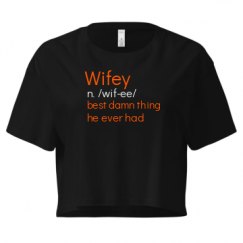 Ladies Festival Cali Crop Top Tee