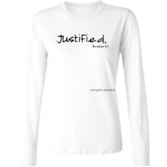 Ladies Relaxed Fit Basic Long Sleeve Tee